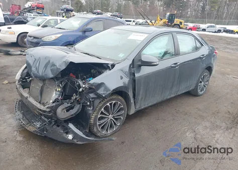 2015 Toyota Corolla S Plus z USA, uszkodzony, nr VIN 2T1BURHE2FC408466